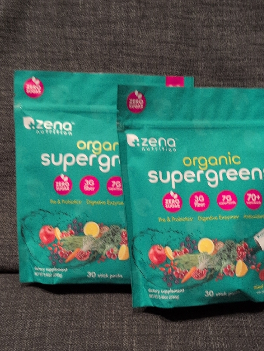 Zena Organic Supergreens - 60 Sticks